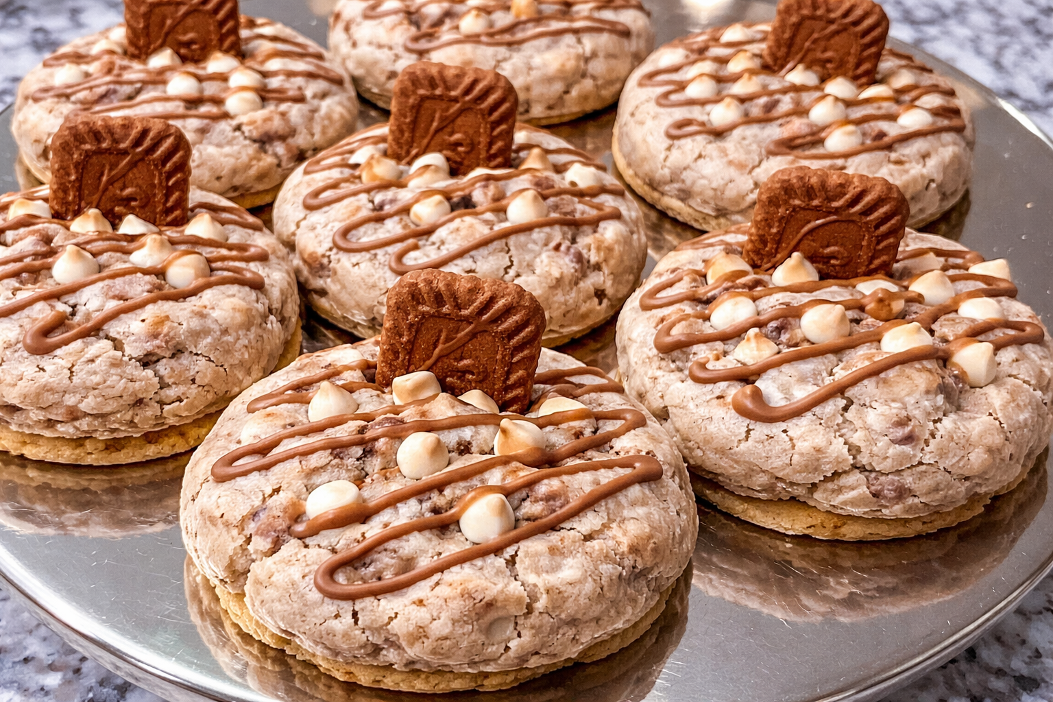 Biscoff With White Chocolate Chip Cookie